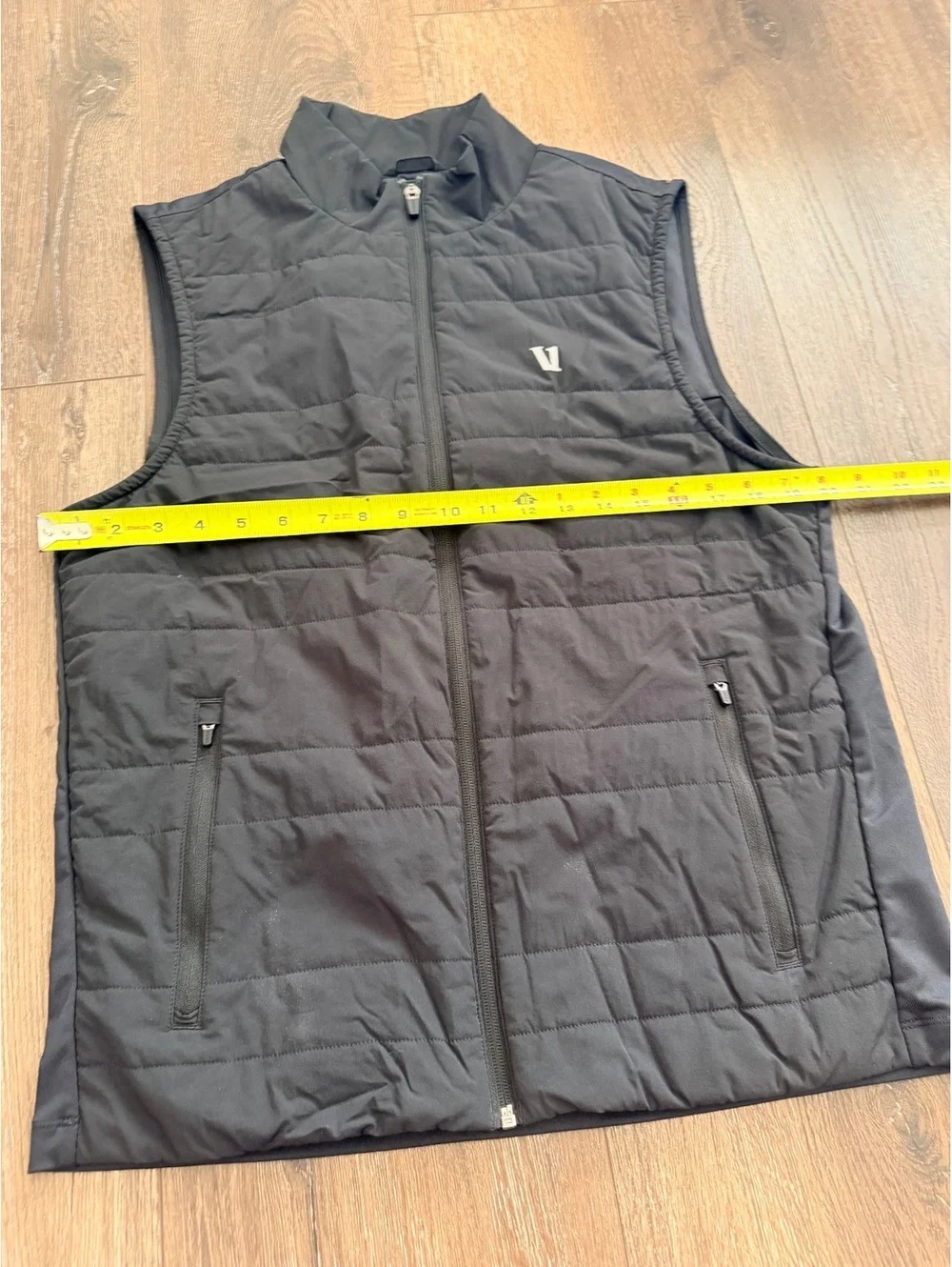Vuori Mens Sunday Insulated Hybrid Vest; Black; M;  Performance Outdoor Golf